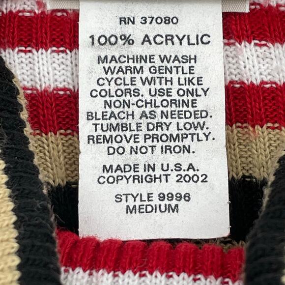 Fiorlini International Women's Sleeveless Sweater, Stripes, Sz. M Preppy - Picture 4 of 7